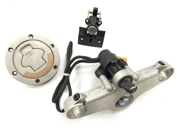 BMW R 1100 S R11S [2005] - Kit de serrures avec té de fourche supérieur 40 mm serrure de contact serrure de réservoir