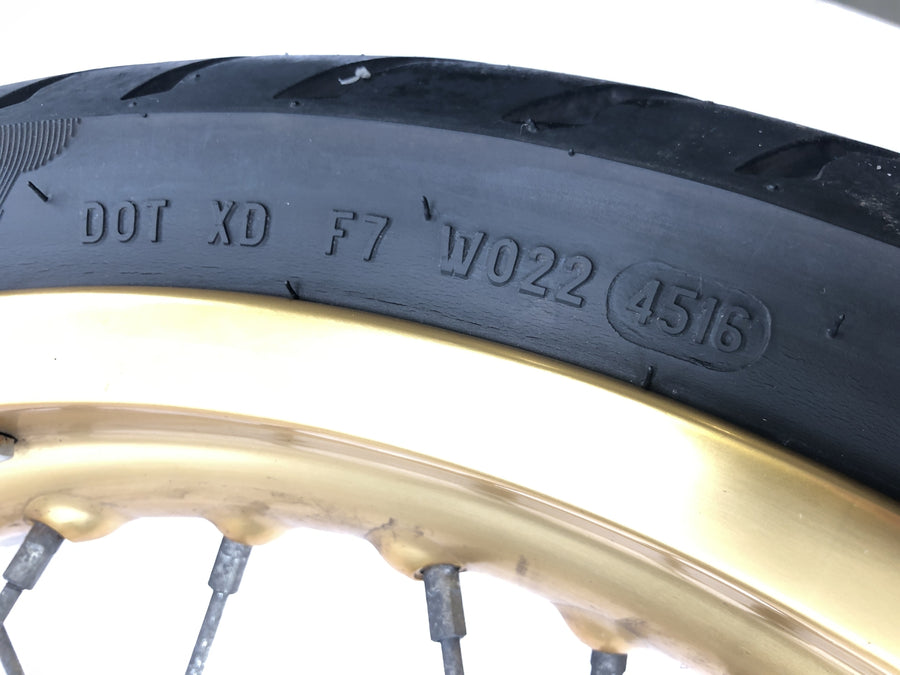 Yamaha WR 125 X DE07 [2010] - front wheel rim wheel spoke wheel 3.00 x 17"