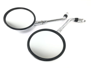 Kawasaki Zephyr 750 ZR750C [1994] - Spiegel Paar Rückspiegel Lenker­spiegel Chrom rund - 0