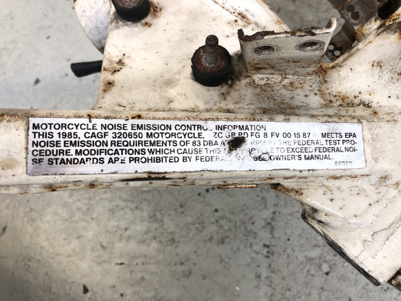 Cagiva Elefant 650 [1984] - Quadro sem papéis