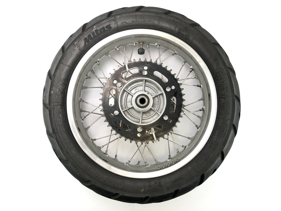 BMW F 650 GS R13 [2002] - Rimbre de la rueda trasera con rueda de cadena y disco de freno 3.0x17 "