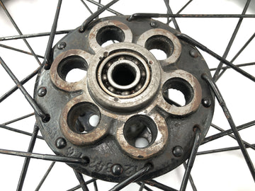 DKW NZ 250 [1938] - Roue arrière avec rayons et moyeu - 0