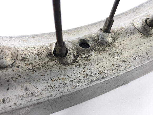 Yamaha XT 500 1U6 [1981] - Bakhjulkanten med bromstrumma