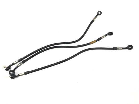 Kawasaki Zrx 1200 S Zrt20a [2002] - тормозный шланг набор тормозов 3 -частей стальной гибкой