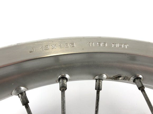 川崎KMX 125 B [1998] -Hinterrad Rim背面J 18 x 1.85点11 99