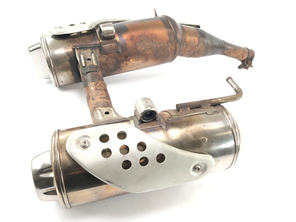 BMW F 650 GS R13 [2002] - Dużeniowe dudnienie tłumika układ tłumika w prawo i w lewo