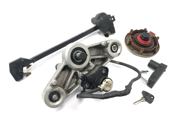 BMW R 1150 GS R21 [2002] - Schlosssatz mit Gabelbrücke oben Tankschloss Sitzbankschloss