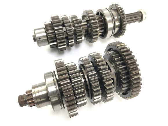 Kawasaki GPZ 1000 RX [1987] Los ejes de engranajes de la caja de cambios