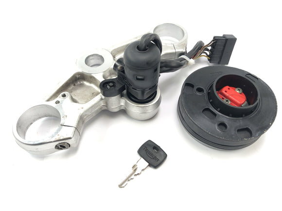 Triumph Daytona 955i T595N [2003] - Schlosssatz Zündschloss Lenkerklemme Tankdeckel Set