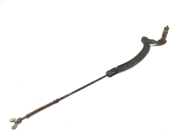 Yamaha XT 500 1U6 [1981] - Support de pédale de frein avec tringlerie de frein