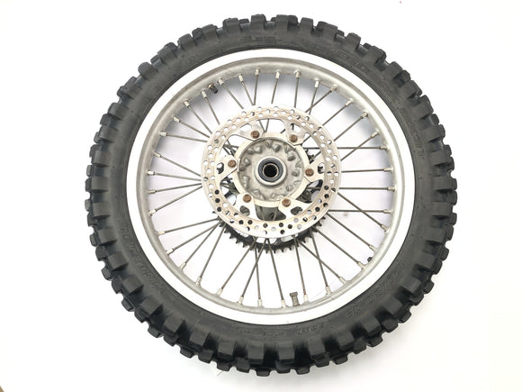 Yamaha YZ 426 F [2000] - achterwielvelg achterspaakband met remschijf en kettingwiel