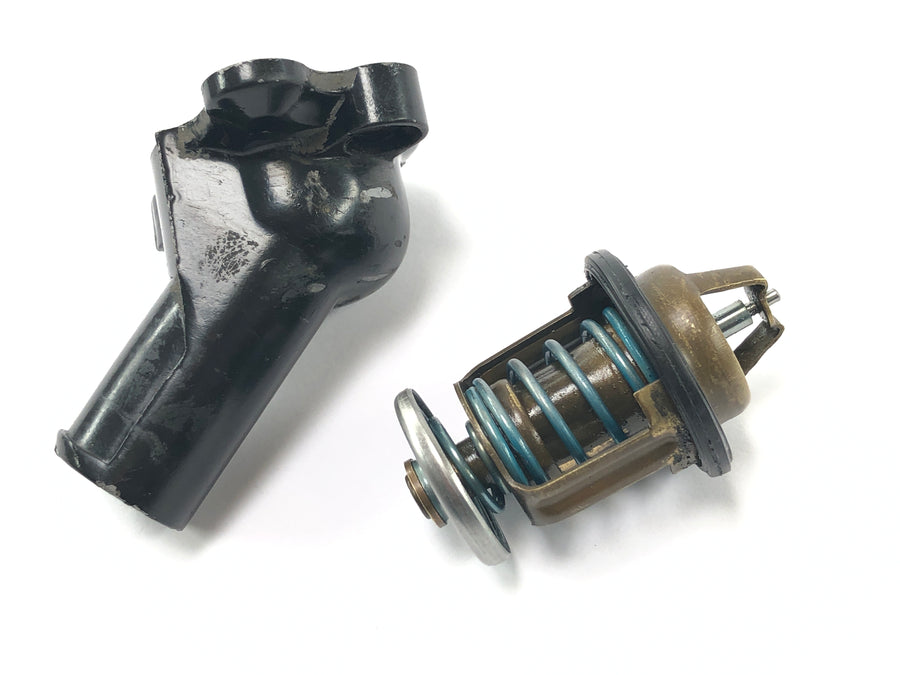 Cagiva Planet 125 [1998] - Thermostat Kühlwasserthermostat mit Thermostatgehäuse