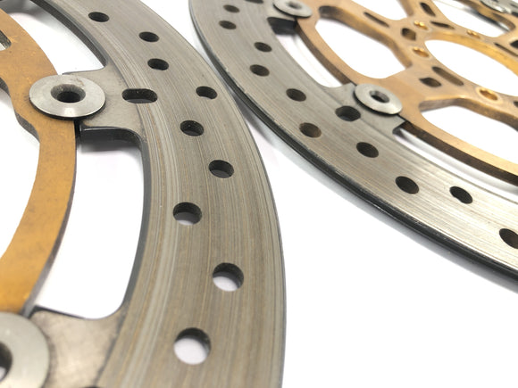 Aprilia RSV 1000 R [2004] - Bremsscheibe Bremsscheiben Satz vorne schwimmend gelocht 320 x 4.4 mm