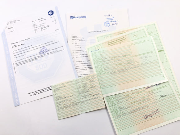 Husqvarna SM 630 A4 [2010] - quadro com papéis