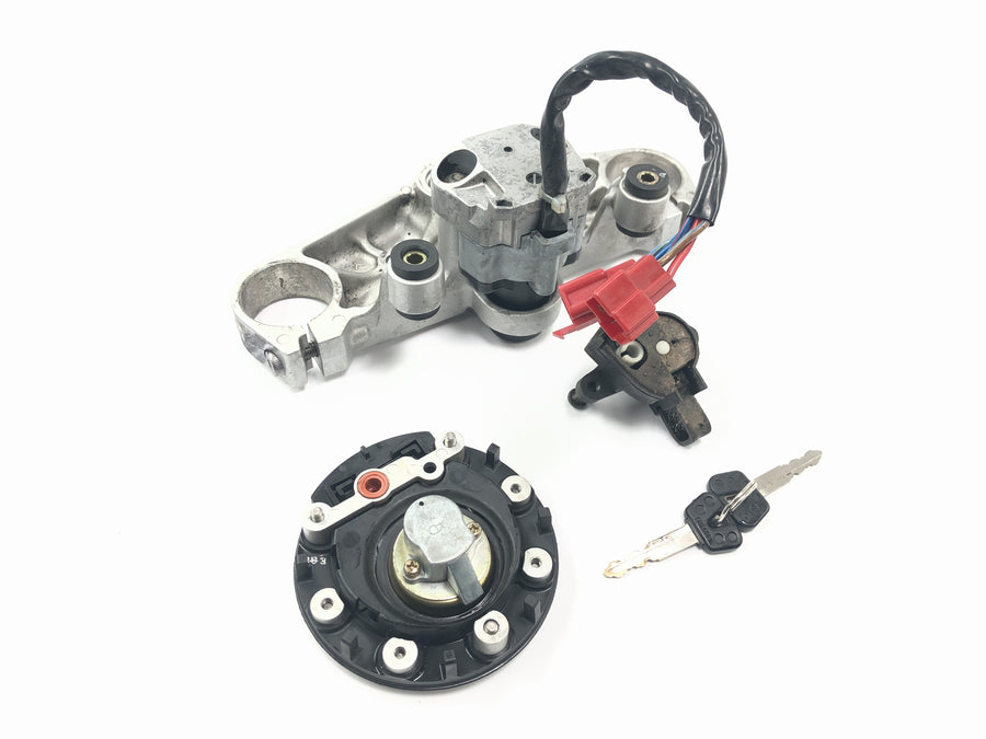 Yamaha XJR 1300 RP02 [1999] - Lock set with upper fork bridge, ignition lock, steering lock, tank cap