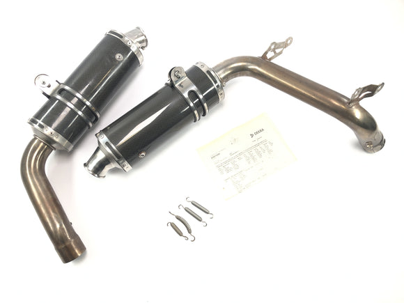 Ducati Monster S4R M4 [2004] - Auspuffanlage Endschalldämpfer Slip-On BOS Carbon