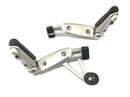 BMW R 1200 R R1ST [2008] - Pillion footrests with bracket left and right pair-4