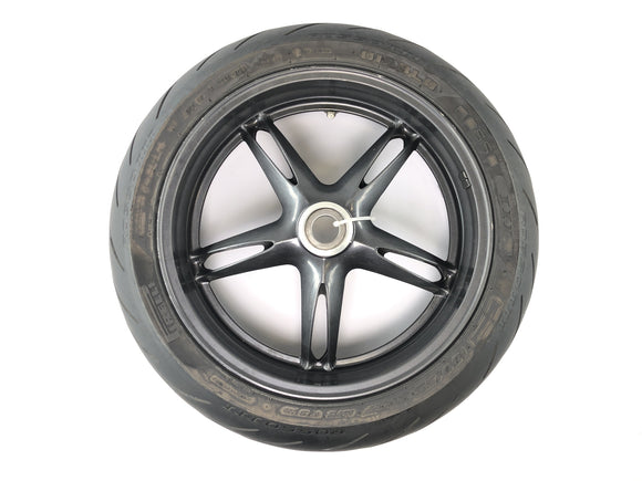 Triumph Speed Triple 1050 515NJ [2007] - cerchio ruota posteriore nero a 5 razze alluminio 5,50 x 17"