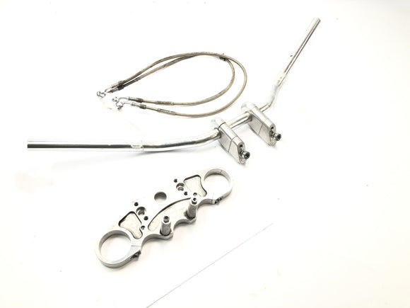 Kawasaki ZX 12 R ZXT20A [2001] - Superbike konverteringsset Spiegler gaffelbro tillbehörsstyre med ABE