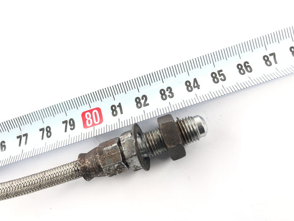 Triumph Bonneville T140V [1976] - Línea de freno en la flexión de acero delantero