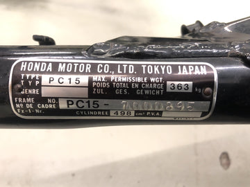 Honda XBR 500 PC15 [1989] - Rahmen mit Papieren - 0