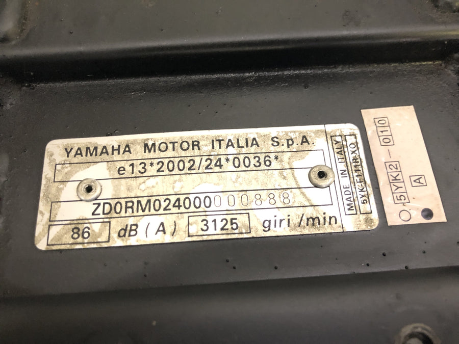 Yamaha MT 03 RM02 [2007] - Rama główna podwozia z papierami