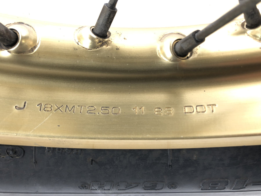 Yamaha XT 600 Z Ténéré 1VJ [1986] - Hinterrad Rad Rim Scooes Mt2.50x18