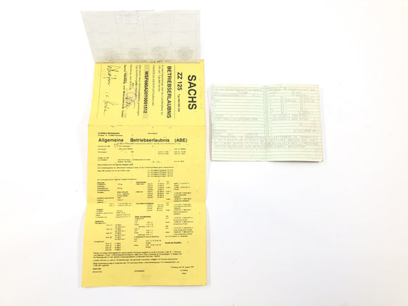 Sachs ZX 125 [2000] - runko papereilla