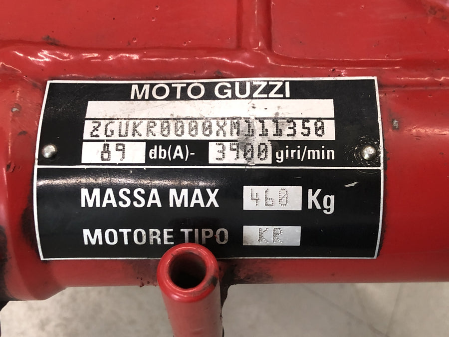 Moto Guzzi V11 Sport [1999] - Rama z papierową ramą główną