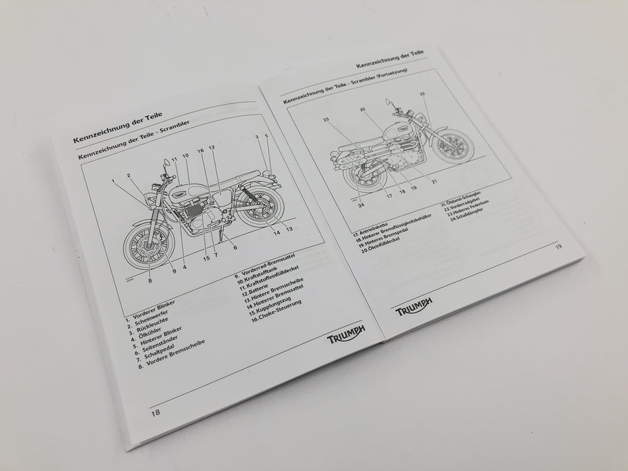 Triumph Bonneville T100 986MF [2012] - Manual do Proprietário