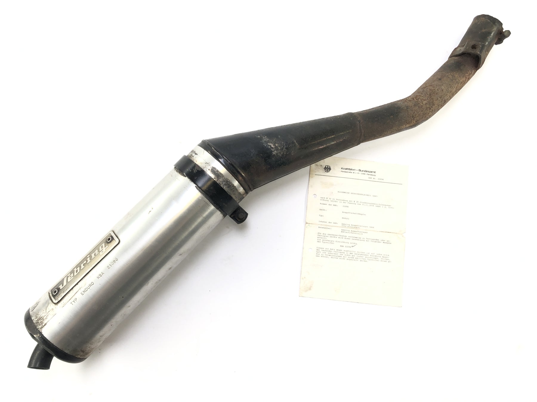 Honda XL 600 R PD03 [1985] - Exhaust Sebring silencer with ABE