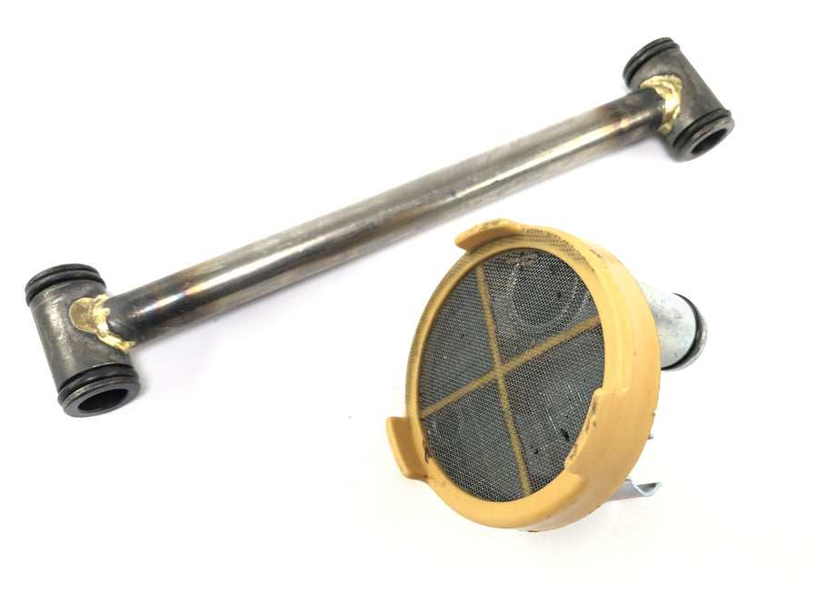 Kawasaki GPZ 1000 RX [1987] - Oljesikt med oljelinjen