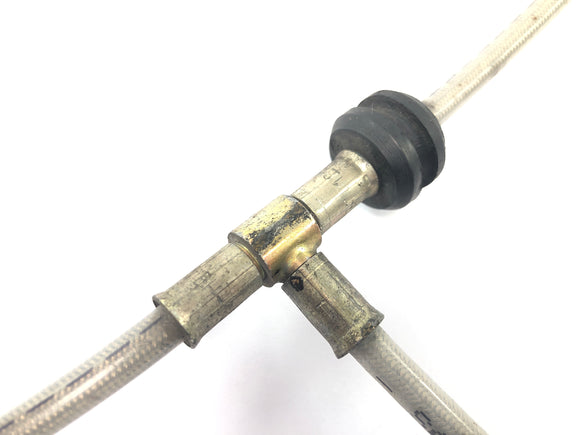 Aprilia RSV 1000 RP Mille [2001] - stalen gevlochten remleiding voorremslang