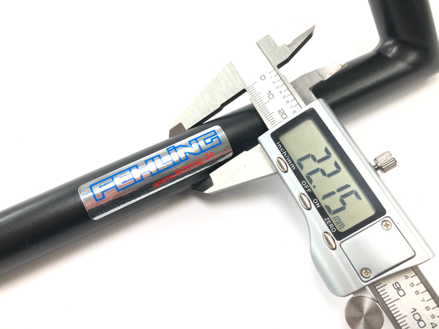 Motorradlenker - Lenker Fehling LZ7 Z-Lenker 870 mm breit schwarz 22mm