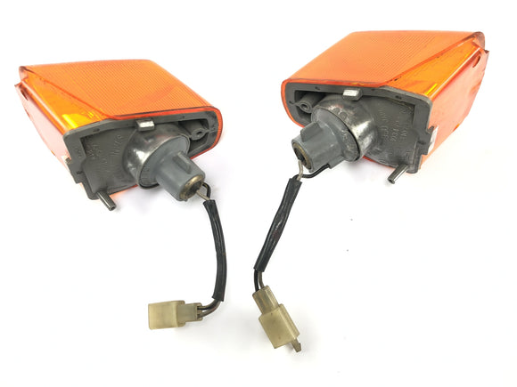 Kawasaki GPZ 1000 RX ZXT00A [1986] - Blinker Paar Blinkleuchte Indicator vorne Verkleidungsblinker