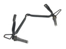 Sachs ZX 125 [1998] - Soziusfußrastenanlage Fußrastenhalter hinten Beifahrer Paar-1
