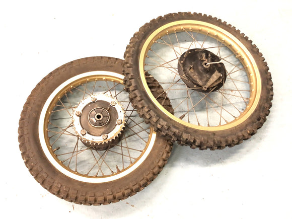 Yamaha XT 500 1U6 [1981]  -  RAD固定前轮后轮金