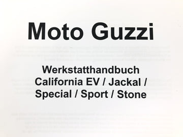 Moto Guzzi California 1100 EV KD [1998] - ワークショップマニュアル サービスマニュアル - 0