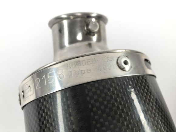 Ducati Monster S4R M4 [2004] - Auspuffanlage Endschalldämpfer Slip-On BOS Carbon