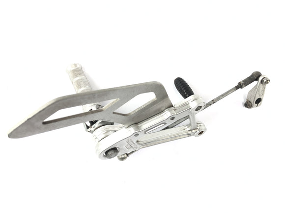 Aprilia SL 1000 Falco PA [2000] - ovladač systému Foowrest vlevo s přepínacími rámy