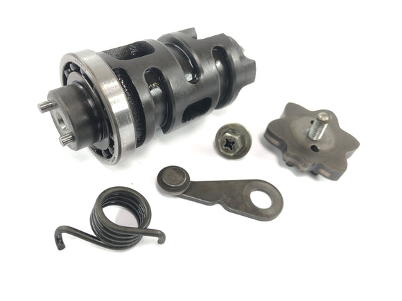 Yamaha XTZ 660 3YF [1992] - mécanisme de changement de vitesse à ressort en étoile à tambour de changement de vitesse