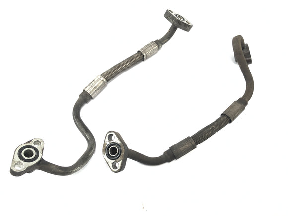 Triumph Speed Triple 1050 515NJ [2007] - Sistema di tubi della linea dell'olio al radiatore dell'olio