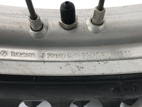 Yamaha YZ 426 F [2000] - Vorderrad Rad Felge vorne mit Bremsscheibe 21 Zoll