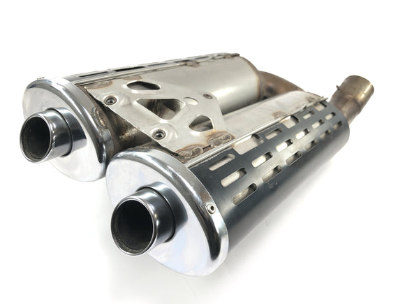 BMW R 1100 S R2S [2000] - Eksos bakre lyddemper endepotte dobbel lyddemper original