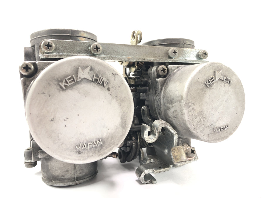 Honda GL 500 Silversching PC02 [1982] - Carburetor Throttle Flap Keihin Double Carburetor Venstre tilbage