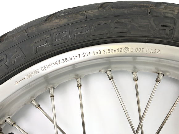 BMW F 650 GS R13 [2002]  - ブレーキディスク2.5x19を備えたフロントの前輪リム "