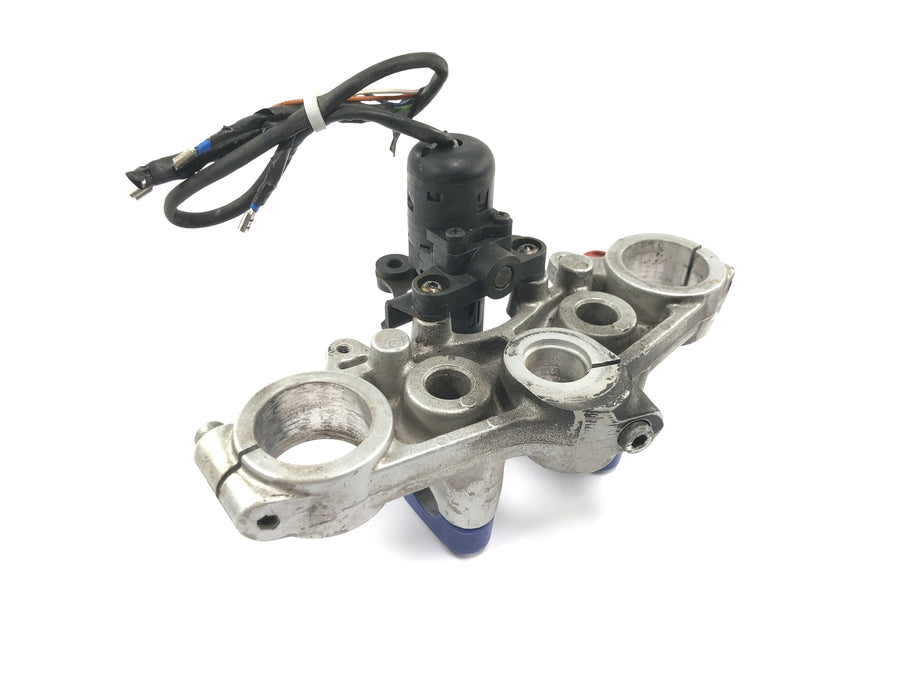 Sachs ZX 125 [1998] - Grampo superior do garfo, suporte para guiador com fechadura de ignição