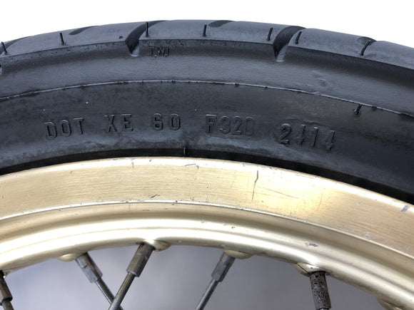 Yamaha XT 600 43F [1985] - Hinterrad Rim Rad 2,50 x 18 tum guld