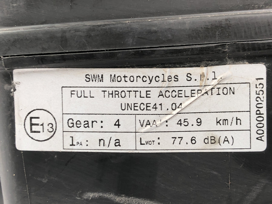 SWM RS 125 R B2 [2020] - Luftfilterkasten Luftfiltergehäuse Ansaugkasten komplett