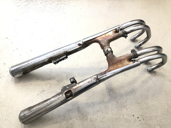 川崎Z 1100 KZZ10A [1984]  - 排気システムサイレンサーシステム